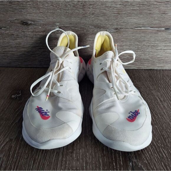 Nike Free RN 5.0 Laser Fuchsia Womens 7 Athletic Shoe Sneakers CI1289-100 - Picture 2 of 9